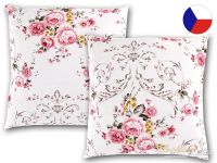 Povlak na polštář bavlna PROVENCE Cler růžová 50x70