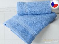 Froté ručník 50x100 NORA 450g Vlny světle modrý