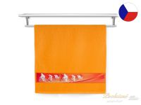 Dětský ručník NORA TISK 50x100 450g Cyklo oranžový