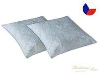 Bavlněný dekorační polštářek 40x40 CARLO AWAKE světle šedý
