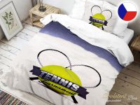 Bavlněné 3D povlečení 70x90, 140x200 Tenis