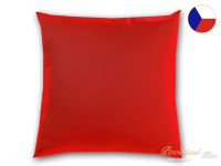 Jednobarevný povlak na polštář 50x70 satén Luxury Collection Červený