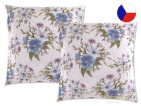 Bavlněný dekorační polštářek 40x40 PROVENCE Elisa modrá