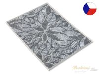 Malý ručník 35x50 ZARA 450g Divoký květ šedá