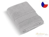 Kvalitní froté ručník 50x100 PROUŽEK šedý II 450g