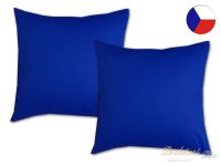 Bavlněný dekorační polštář 50x50 EXCLUSIVE Tmavě modrý