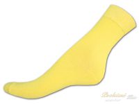 Barevné ponožky LYCRA žluté 43/45