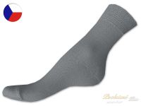 Ponožky 100% bavlněné šedé 35/37