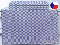 Pracovní ručník bavlněný 50x100 Tmavě modrá kostka 220g