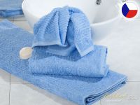 Luxusní ručník 50x100 JUVEL 580g Vlny 3D světle modré