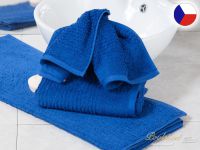 Luxusní ručník 50x100 JUVEL 580g Vlny 3D tmavě modré