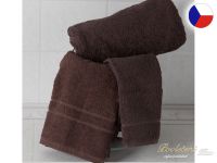 Malý ručník 30x50 RUJANA 400g Pruh hnědý