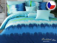 Francouzské povlečení bavlna EXCLUSIVE 2x 70x90, 220x200 Picaso blue