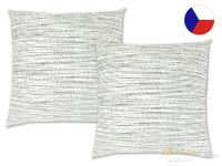 Bavlněný dekorační polštářek 40x40 Mist šedé reverse
