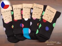 Dámské barevné ponožky Rotex Puntíky 37/38 - 5 párů