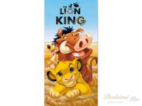 Dětská plážová osuška Lví král Leon King 01 70x140