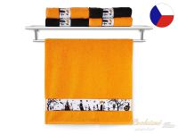 Dětský ručník NORA 50x100 Heloween oranžový 450g