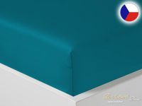 Luxusní saténové prostěradlo 90x200 Geon sunset modré