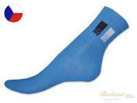 Dětské sportovní ponožky modrý vzor 32/34