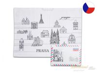 Bavlněné utěrky v obálce 50x70 Praha M 3ks