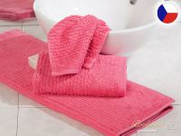 Luxusní malý ručník 30x50 JUVEL 580g Vlny 3D růžové