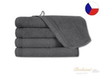 Kvalitní ručník 50x100 ELIT tmavě šedý 400g