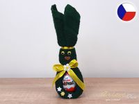 Malý velikonoční zajíček z ručníku Sofie tmavě zelený
