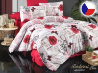 Francouzské povlečení bavlna EXCLUSIVE 2x 70x90, 220x200 Red roses