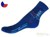 Rotex bavlněné ponožky 35/37 COOL STYLE tmavě modré