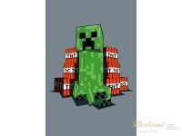 Dětská fleecová deka Minecraft TNT 100x150