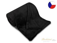 Luxusní mikroplyšová deka ME UNI SLEEP 150x200 Černá 300g