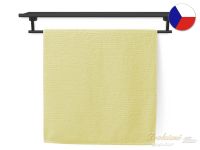 Luxusní ručník 50x100 JUVEL 580g Vlny 3D jasně žluté