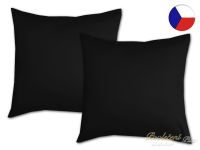 Bavlněný dekorační polštář 50x50 EXCLUSIVE Černý