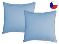 Bavlněný dekorační polštářek 40x40 EXCLUSIVE Modrý