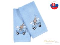 Dětský ručník LILI 30x50 Zajíc modrý