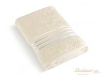 Kvalitní froté ručník 50x100 LINIE vanilková 500g